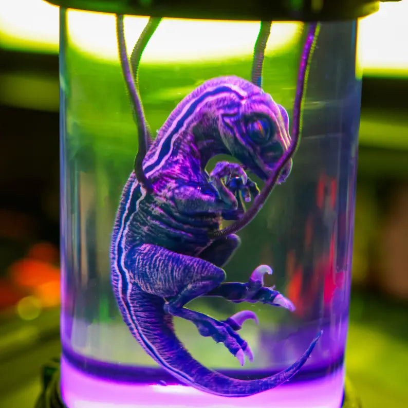 Velociraptor Jurassic World Resin Lamp