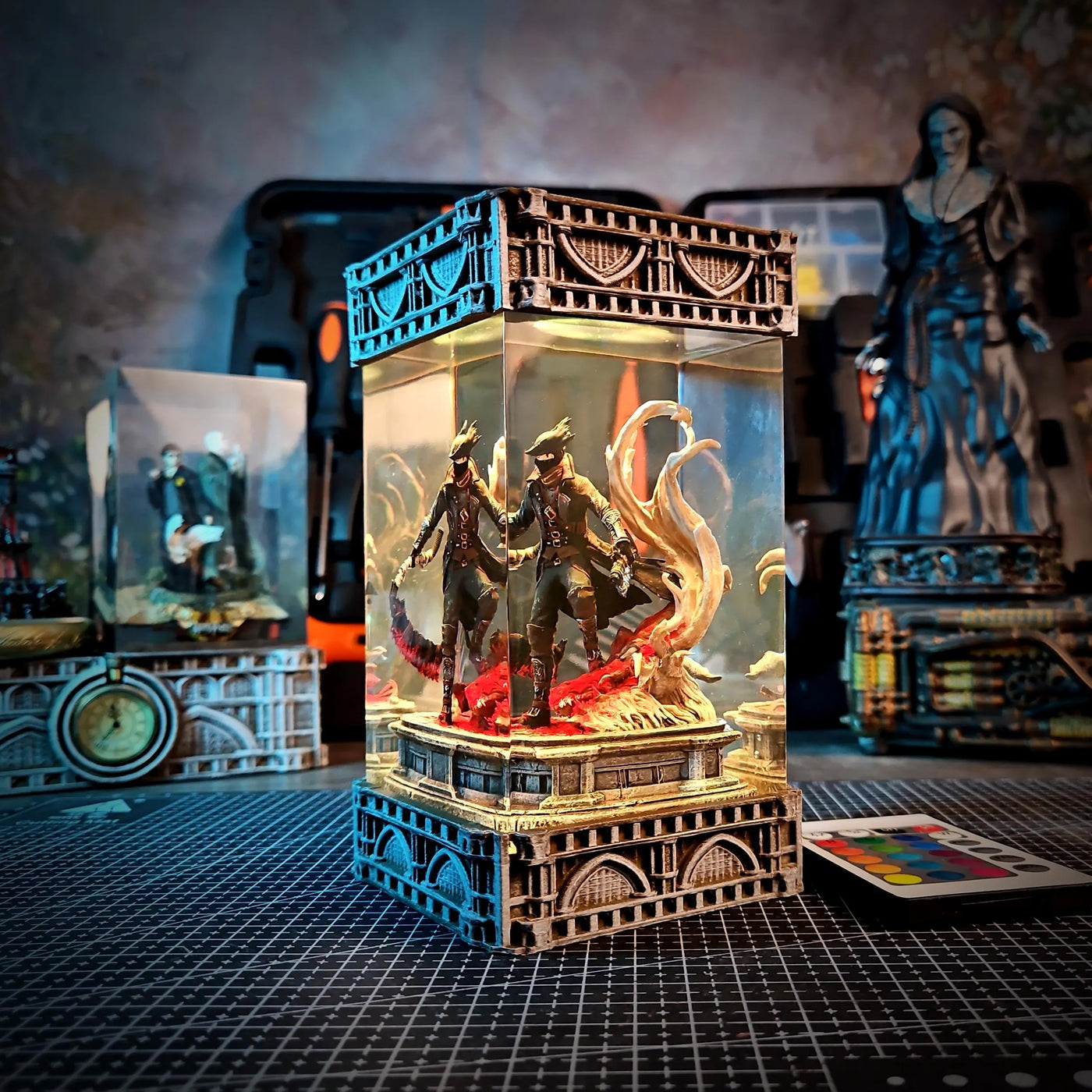 The Hunter Bloodborne Resin Lamp