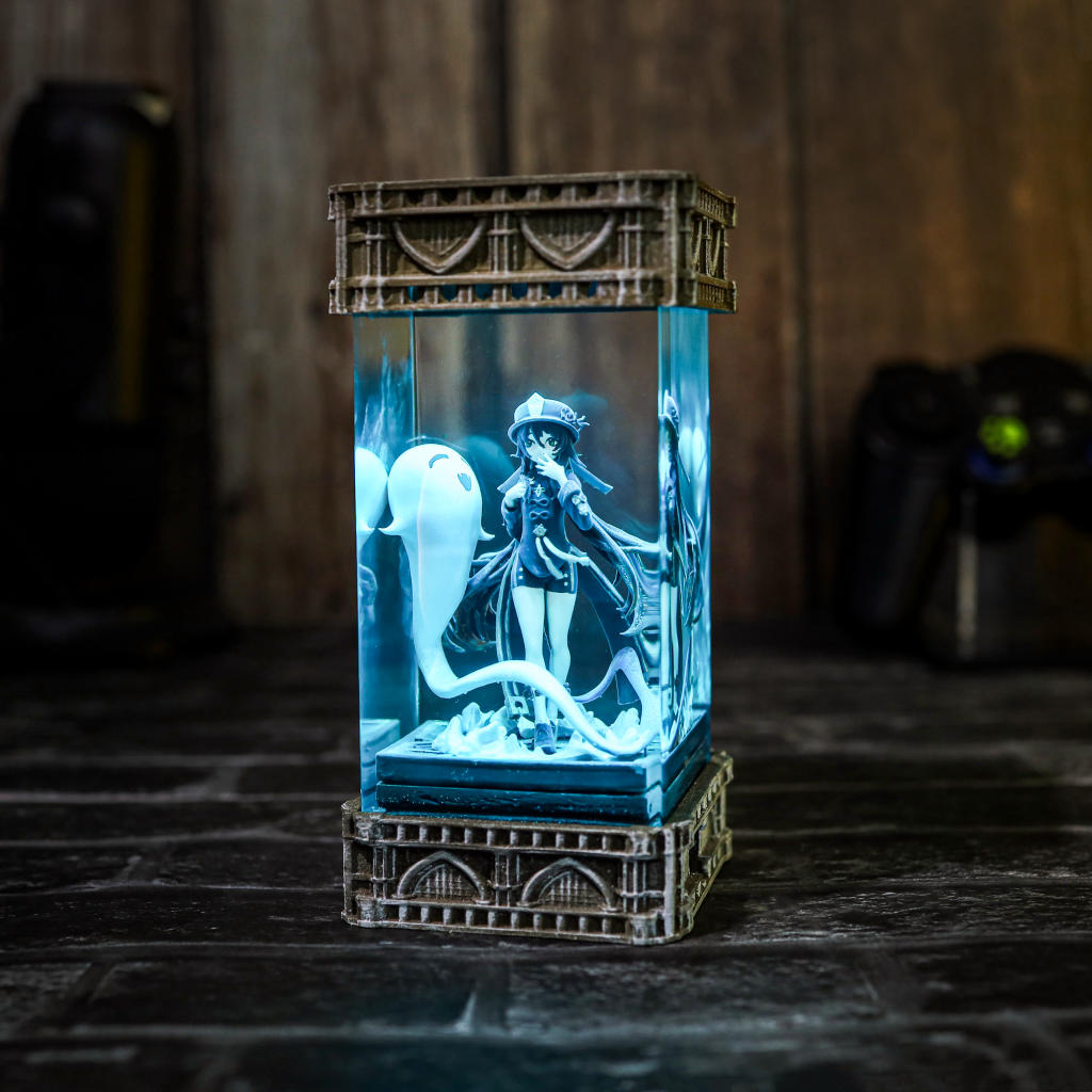 Hu Tao Genshin Impact Epoxy Night Lamp