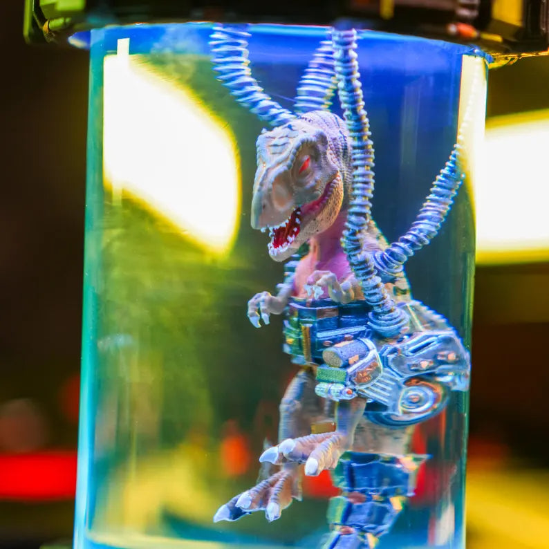 Cyborg T-Rex Jurassic Park Resin Lamp