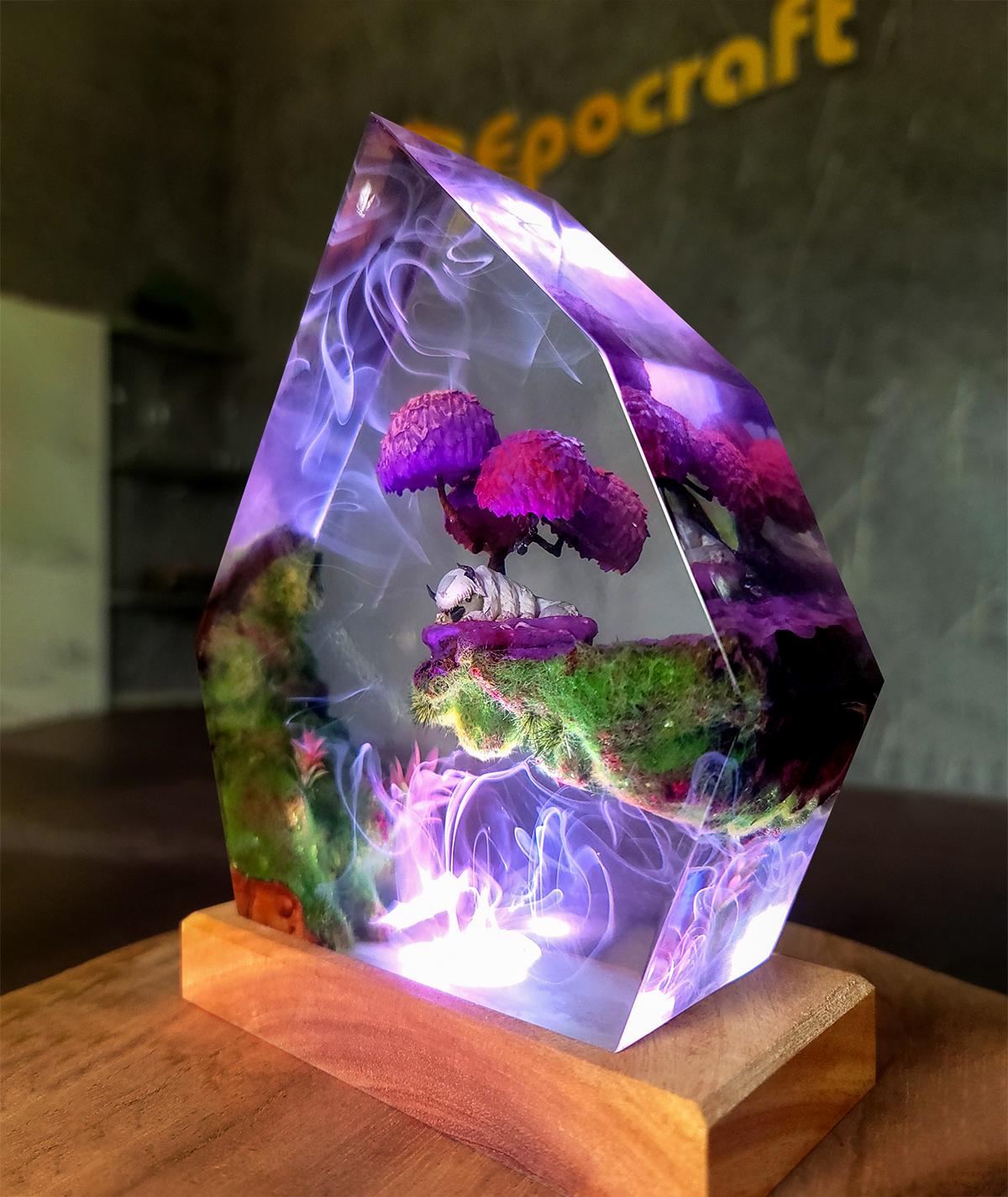 Fantasy Forest Resin Lamp