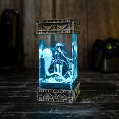Hu Tao Genshin Impact Epoxy Night Lamp