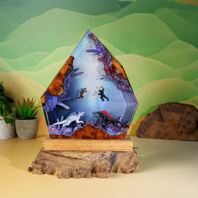 Kong vs Skar King Resin Lamp