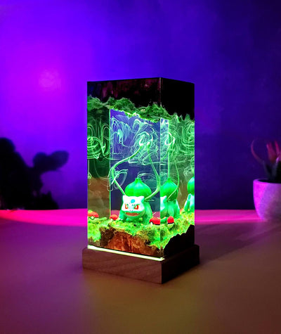 Bulbasaur Pokemon Resin Lamp