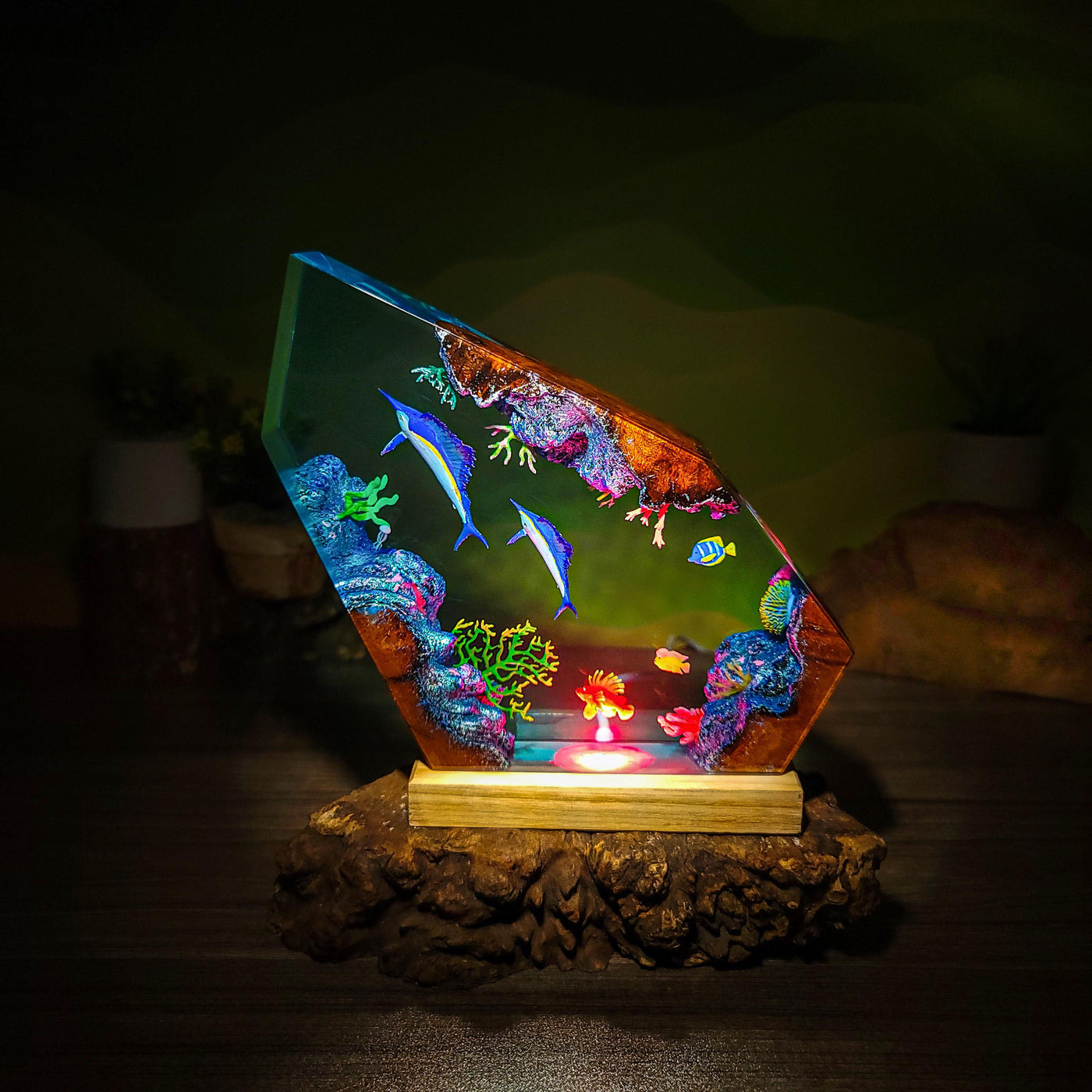 Resin Ocean Night Light