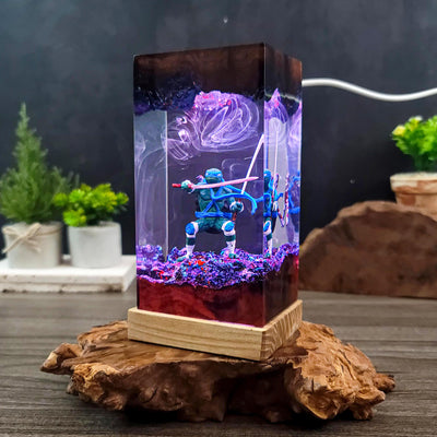 Resin Ninja Sword LED Night Light