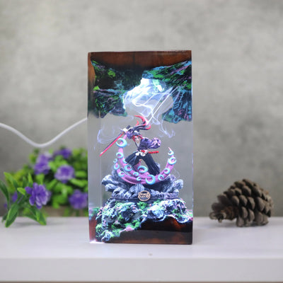 Kokushibo Demon Slayer Resin Lamp