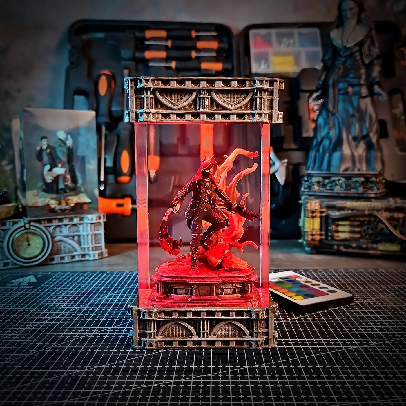 The Hunter Bloodborne Resin Lamp