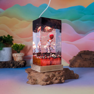 Horror Clown Resin Lamp