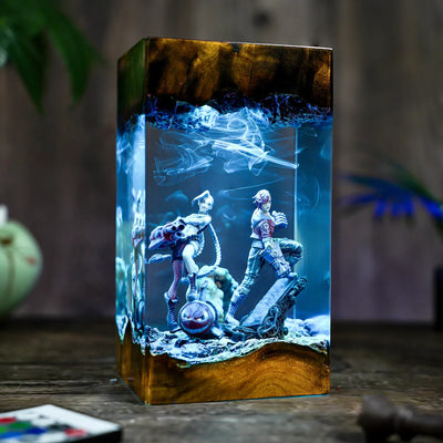 Jinx & Vi League of Legends Resin Lamp