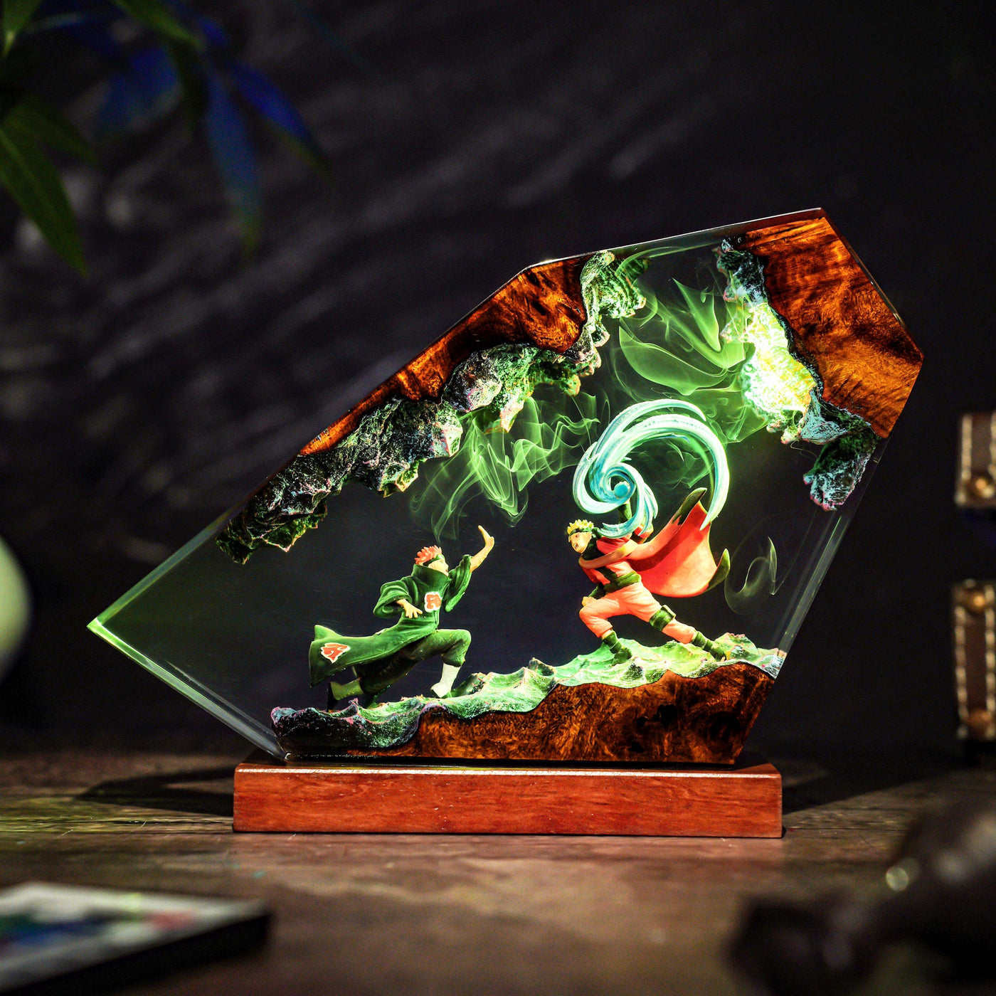 Naruto Shippuden vs Pain Akatsuki Resin Lamp