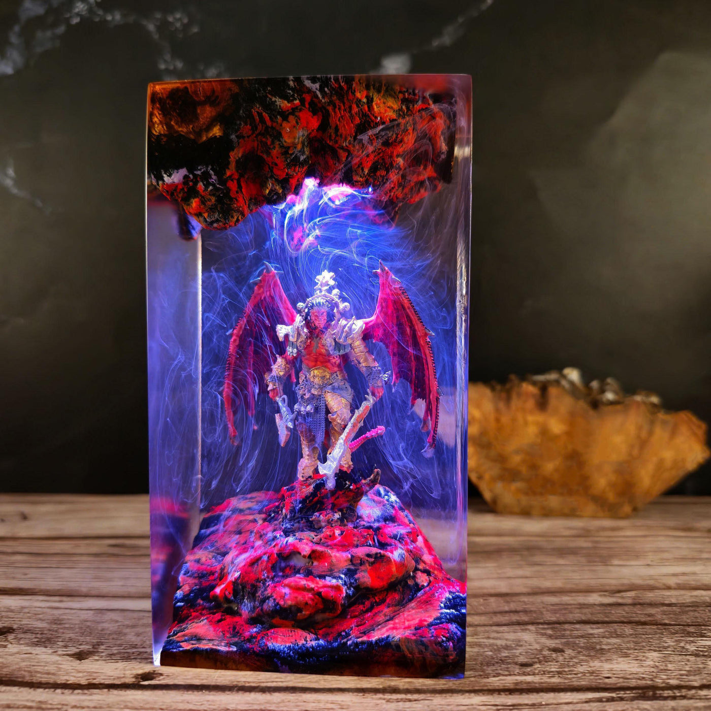 Angron Warhammer 40k Resin Lamp