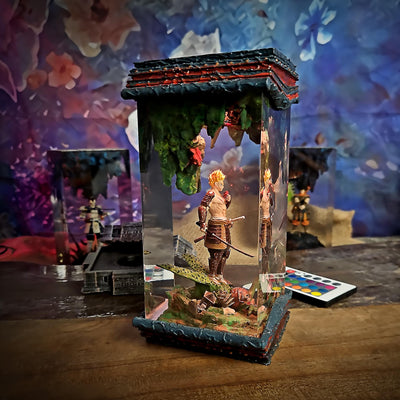 Trunk Shogun resin lamp