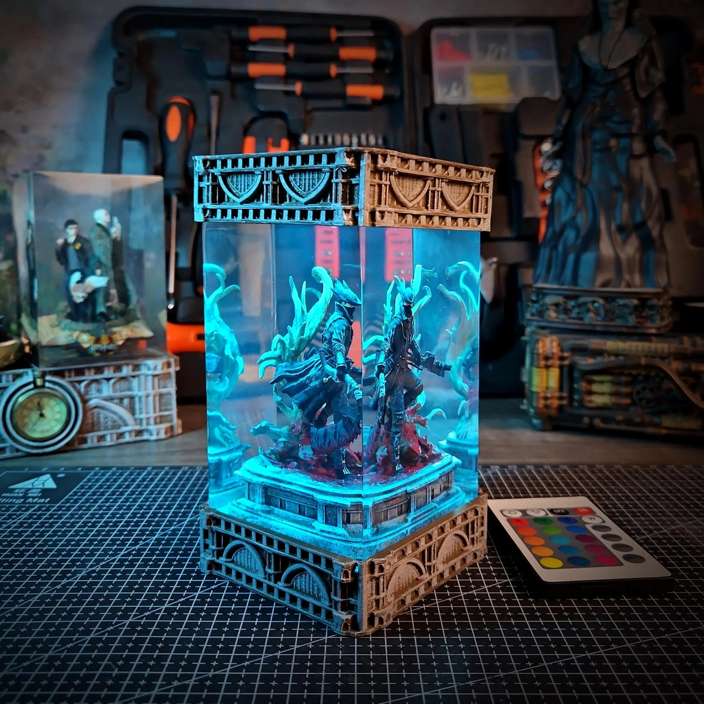The Hunter Bloodborne Resin Lamp