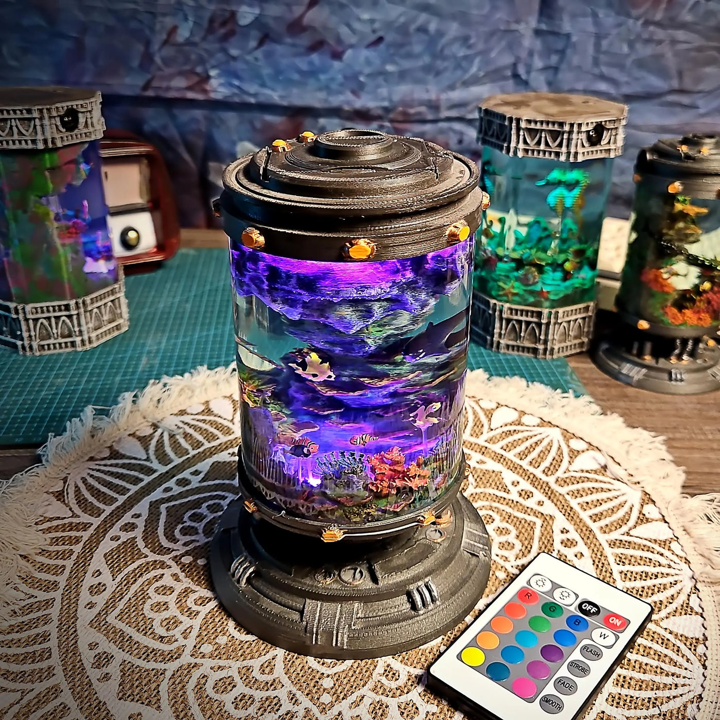 Whale Shark Resin Lamp