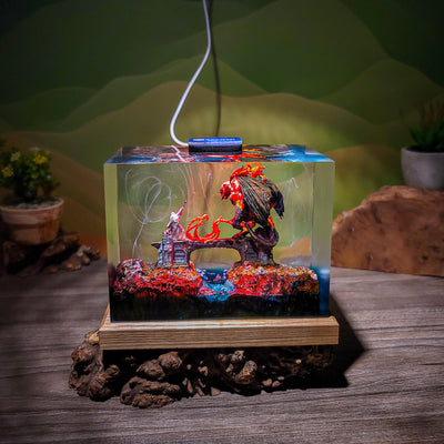 Bridge Battle Scene Lamp