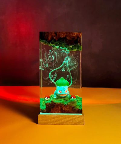 Bulbasaur Pokemon Resin Lamp