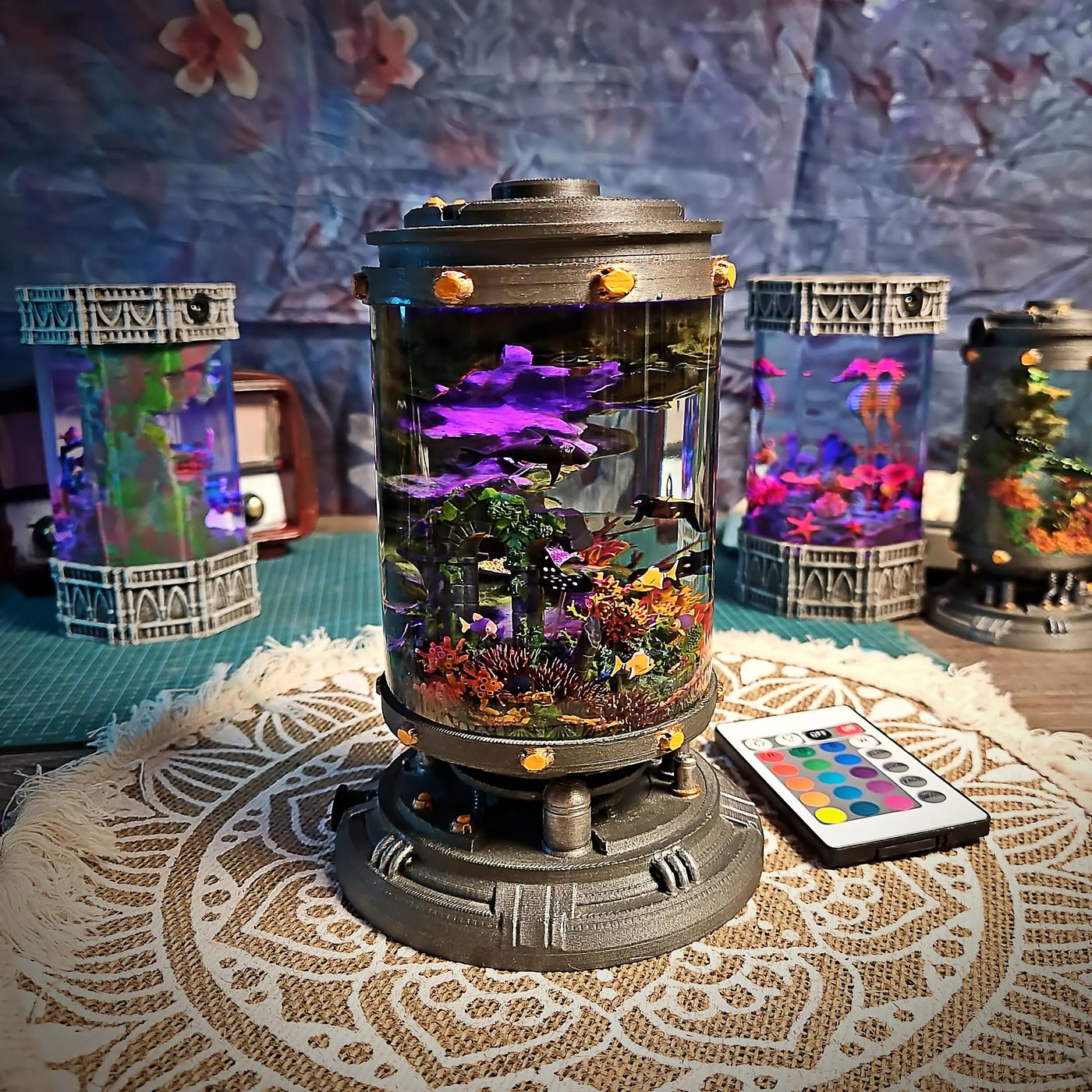 Shipwreck Ocean Diorama Resin Lamp