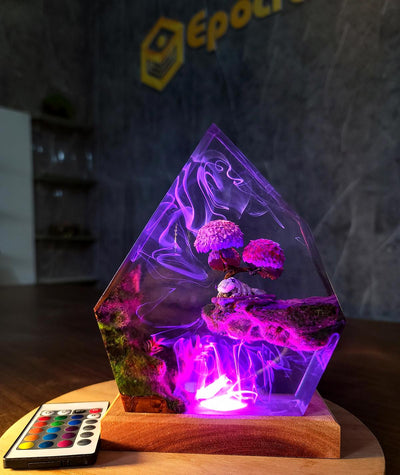 Fantasy Forest Resin Lamp