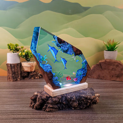 Resin Ocean Night Light