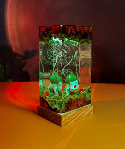 Bulbasaur Pokemon Resin Lamp