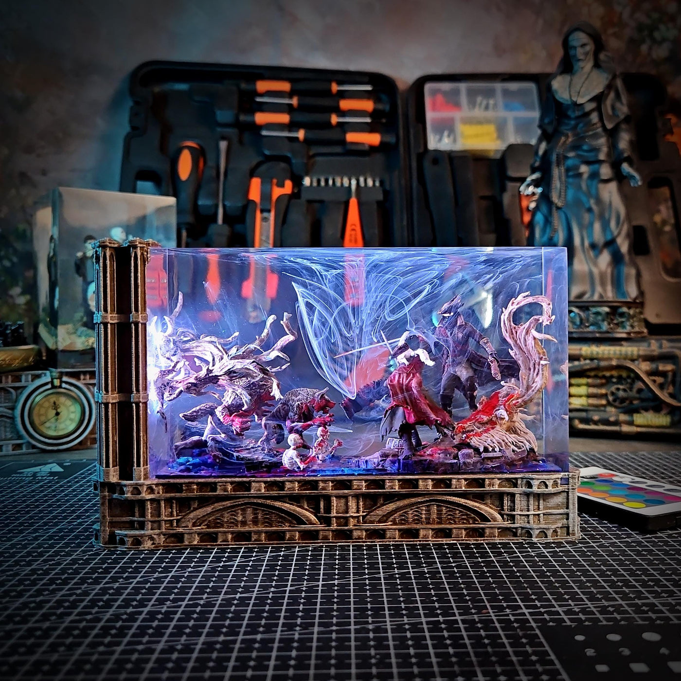 Hunter Bloodborne Resin Lamp