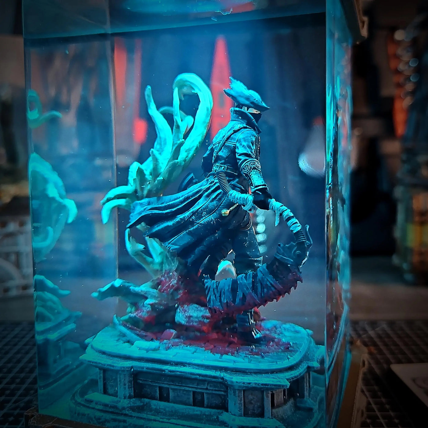The Hunter Bloodborne Resin Lamp