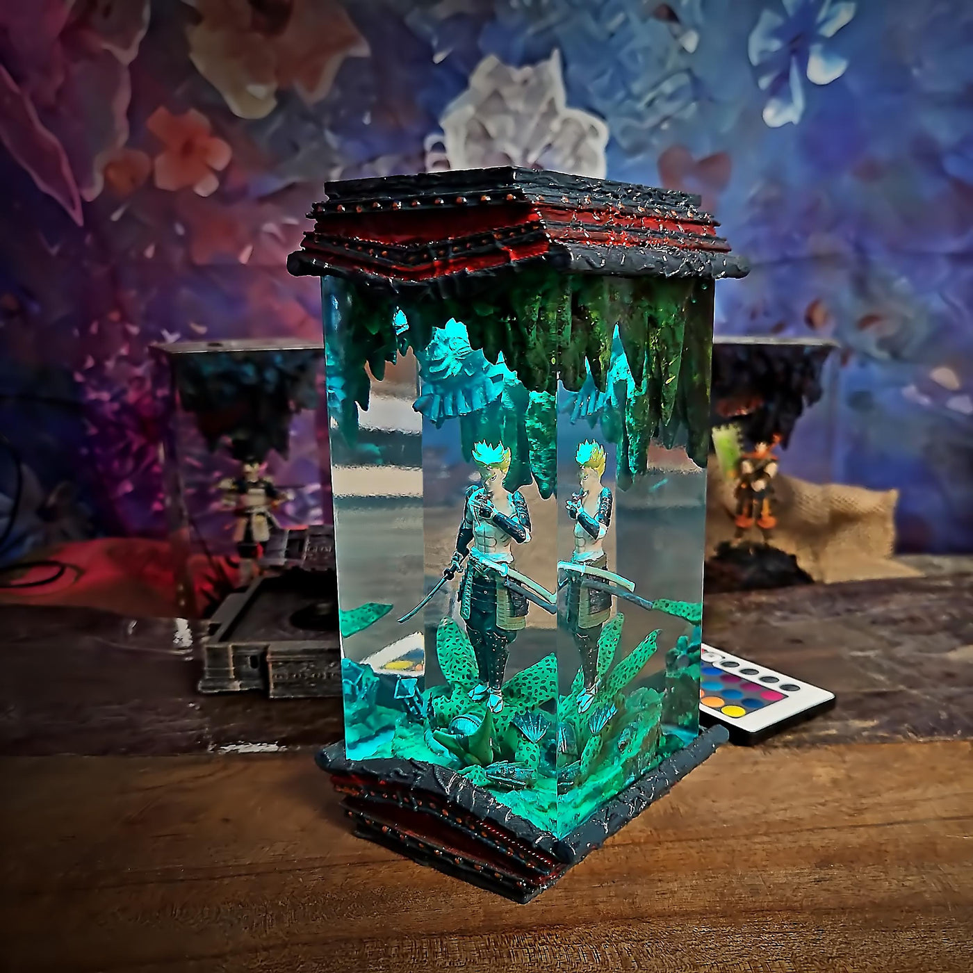 Trunk Shogun resin lamp