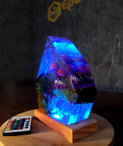 Fantasy Forest Resin Lamp