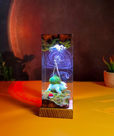 Bulbasaur Pokemon Resin Lamp