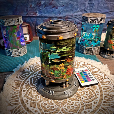 Shipwreck Ocean Diorama Resin Lamp