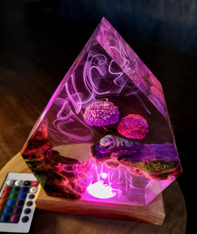 Fantasy Forest Resin Lamp