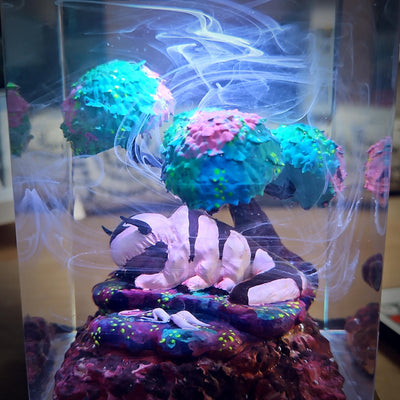 Pandaren World of Warcraft Resin Lamp