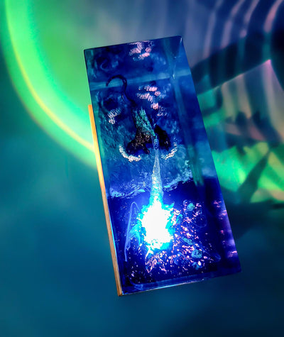 Godzilla Giant Sea Monster Resin Lamp