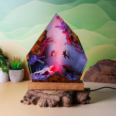 Kong vs Skar King Resin Lamp