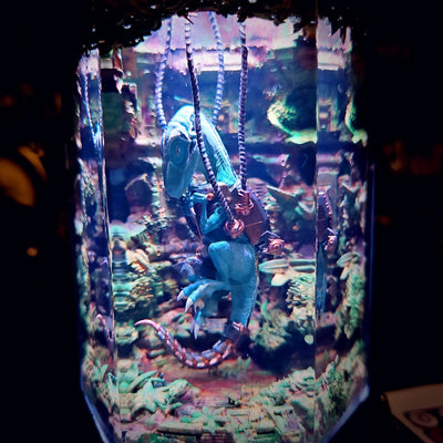 Velociraptor Jurassic Park Resin Lamp