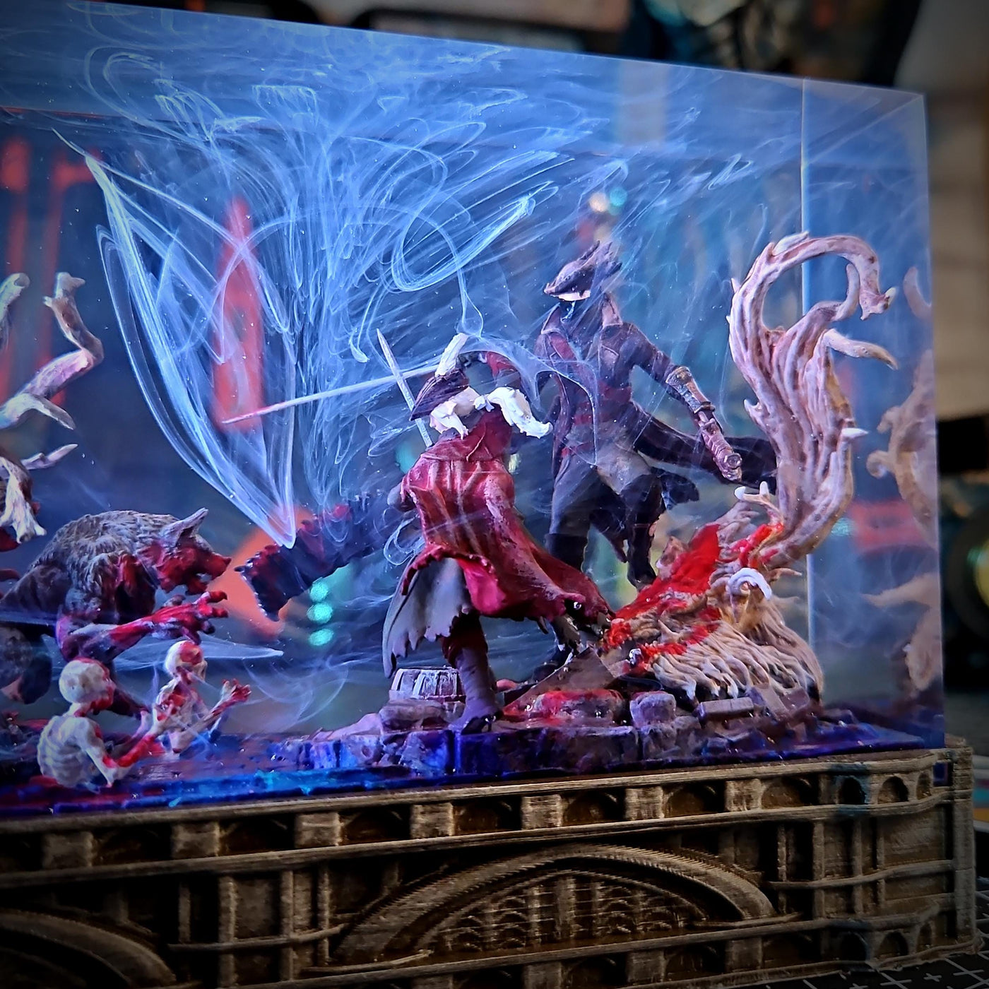 Hunter Bloodborne Resin Lamp