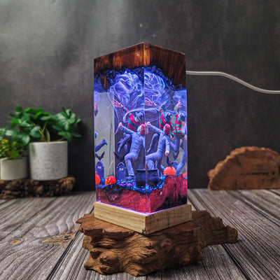 Spooky Resin Lamp
