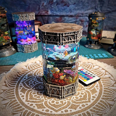 Dory and Crush Finding Nemo Resin Lamp