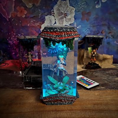Trunk Shogun resin lamp