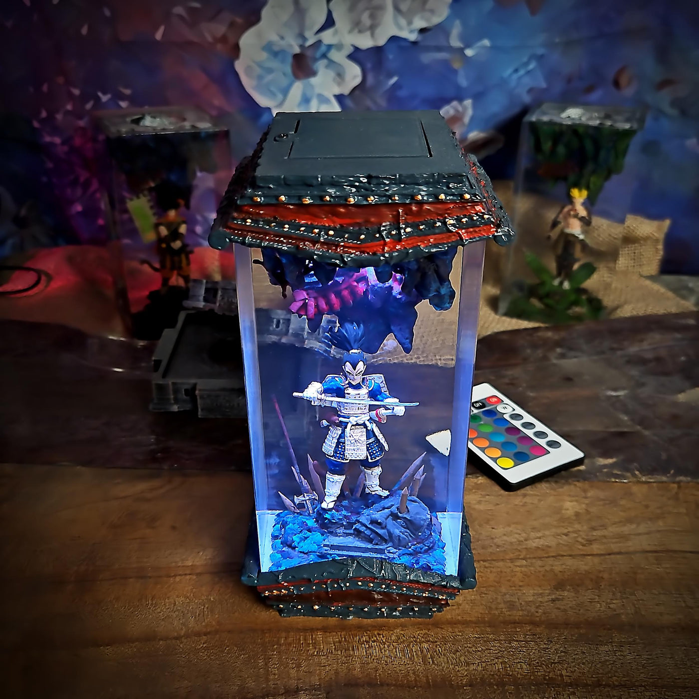 Vegeta Shogun Resin Lamp