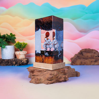 Horror Clown Resin Lamp