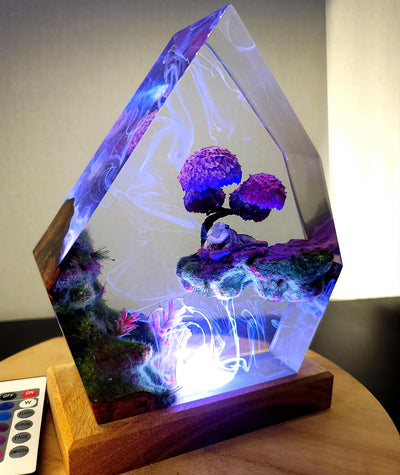 Fantasy Forest Resin Lamp