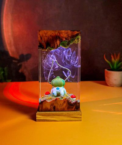 Bulbasaur Pokemon Resin Lamp