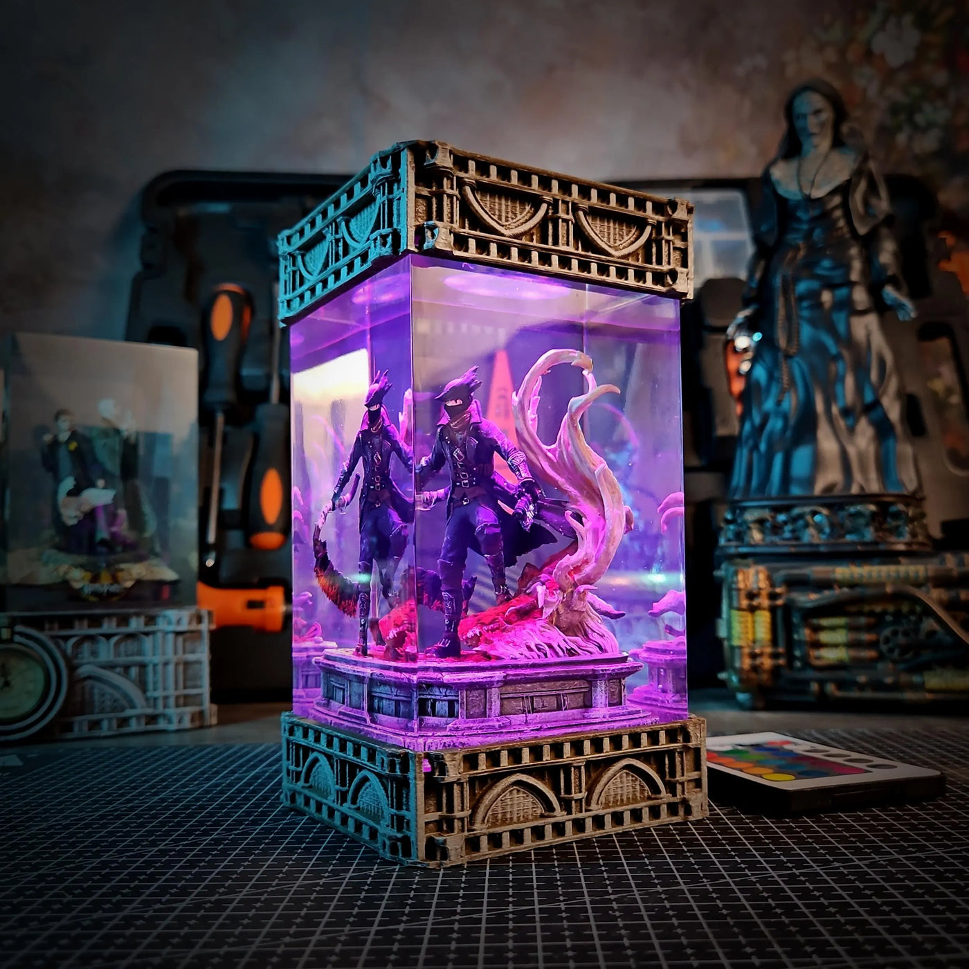 The Hunter Bloodborne Resin Lamp