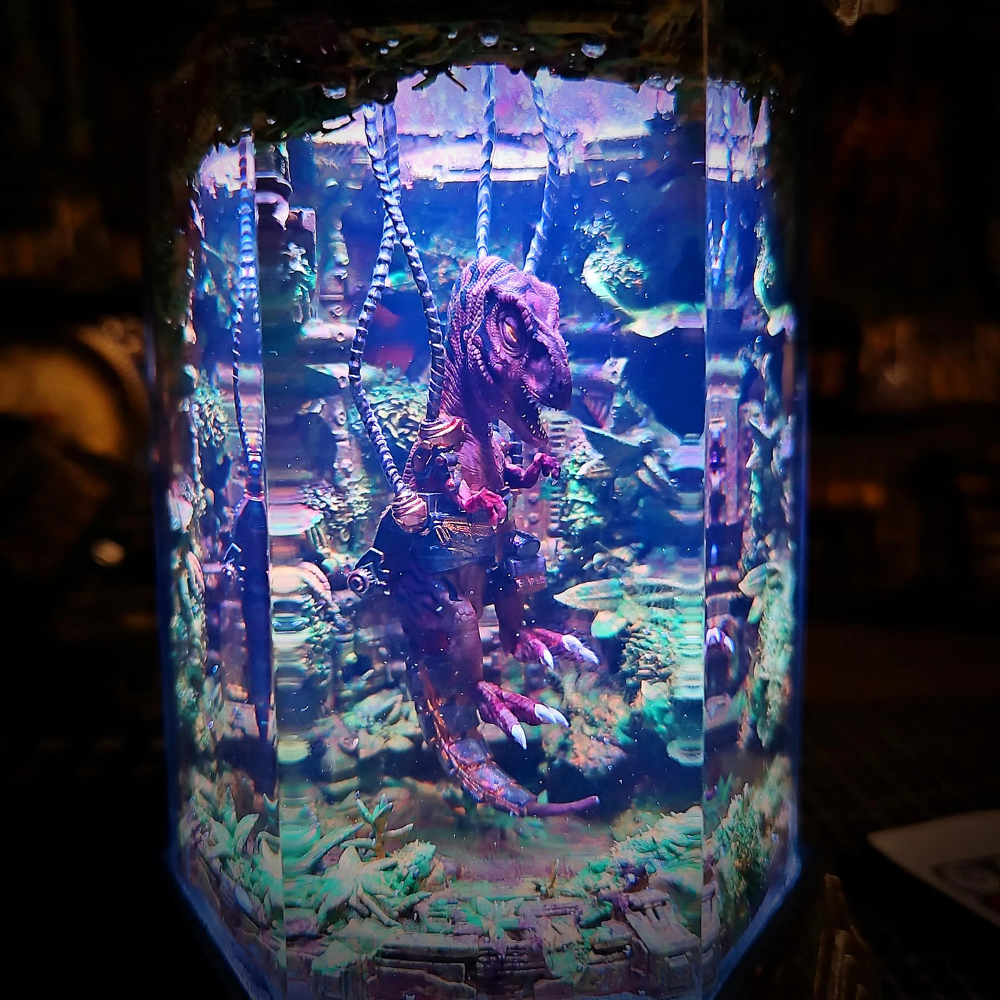 Tyrannosaurus Rex Jurassic Park Resin Lamp