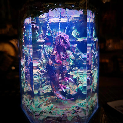 Tyrannosaurus Rex Jurassic Park Resin Lamp