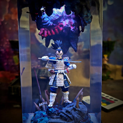 Vegeta Shogun Resin Lamp