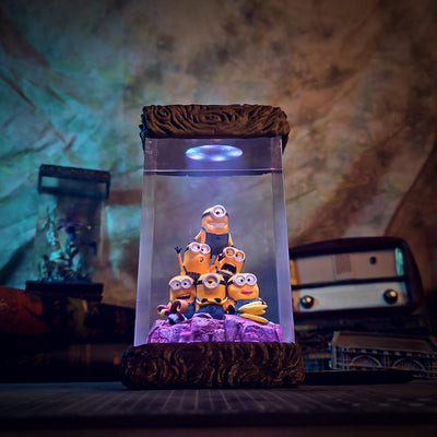 Minions Resin Lamp