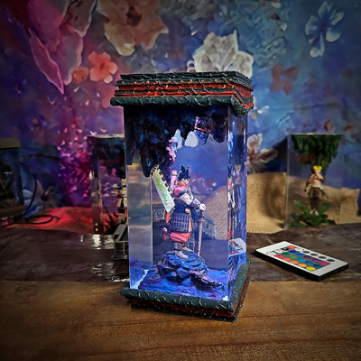 Goku Shogun Resin Lamp